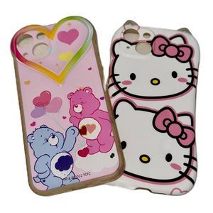 Hello Kitty & Care Bears iPhone 13 6.1” Mobile Phone Cases Set of 2 Cute Covers